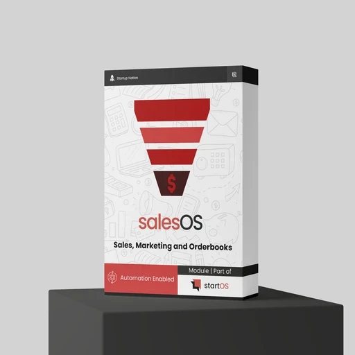 SalesOS Product Software Box by Operavexa, part of the Operavexa Notion Template Family