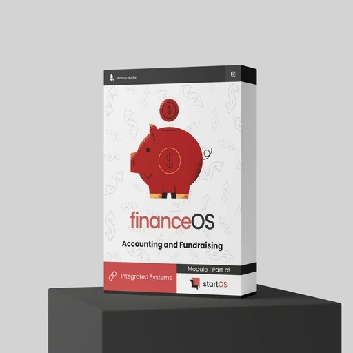 FinanceOS Product Software Box by Operavexa, part of the Operavexa Notion Template Family