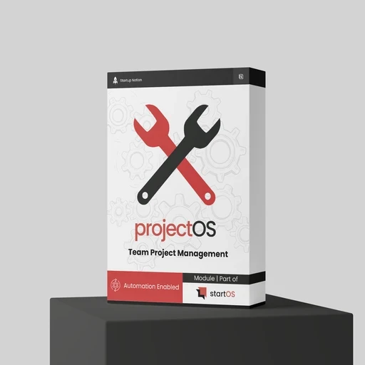 ProjectOS- Notion Project Management Template SalesOS Software Box by Operavexa, part of the Operavexa Notion Template Family